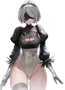 2B - NIKKE character portrait